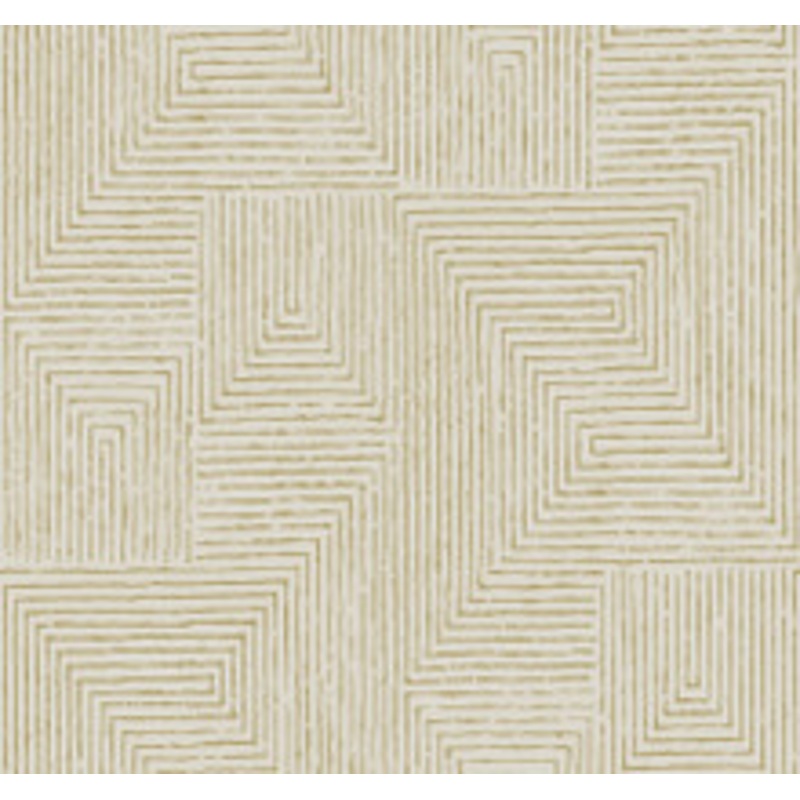 A-Street Prints Mortenson Gold Geometric Wallpaper