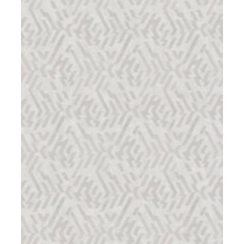 A-Street Prints Kila Platinum Geometric Wallpaper