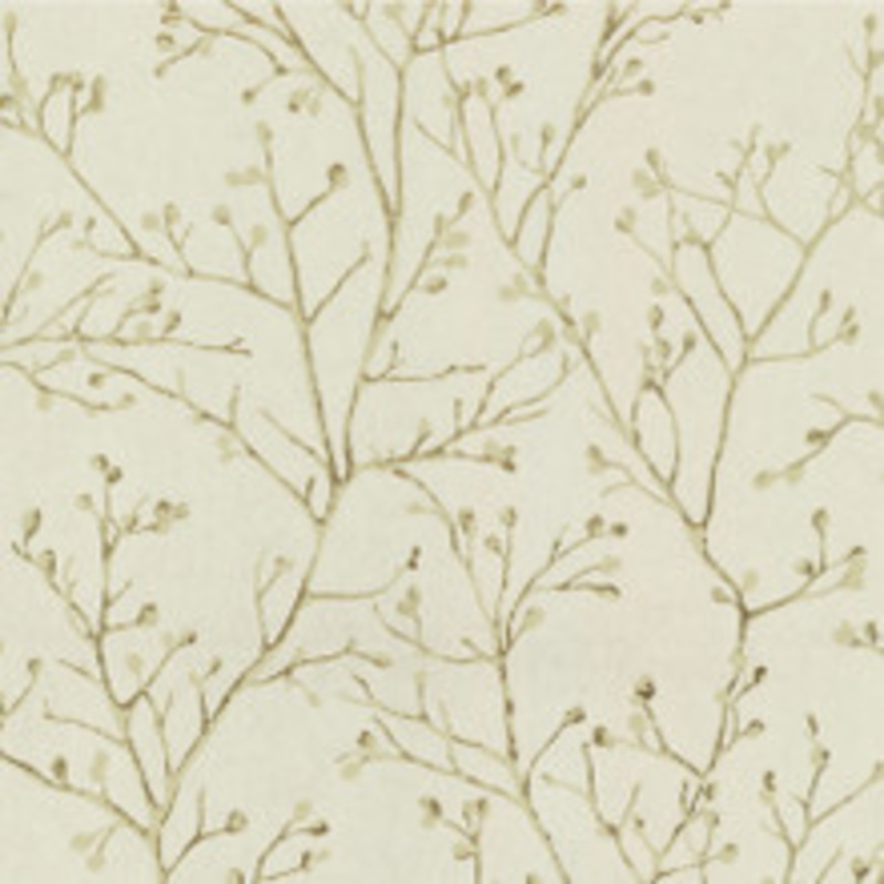A-Street Prints Koura Gold Budding Branches Wallpaper