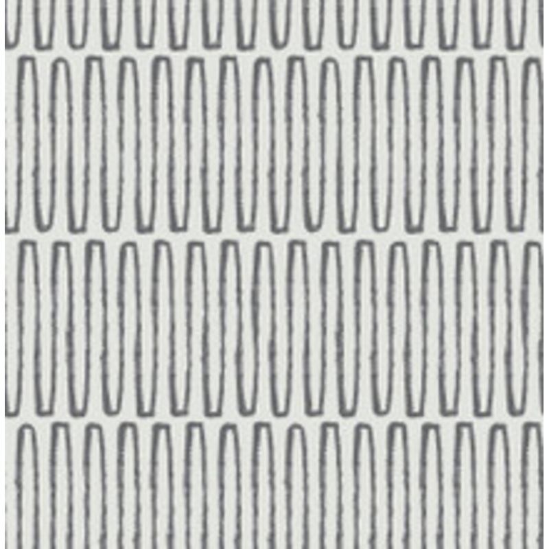 A-Street Prints Lars Charcoal Retro Wave Wallpaper