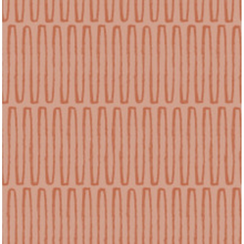 A-Street Prints Lars Coral Retro Wave Wallpaper
