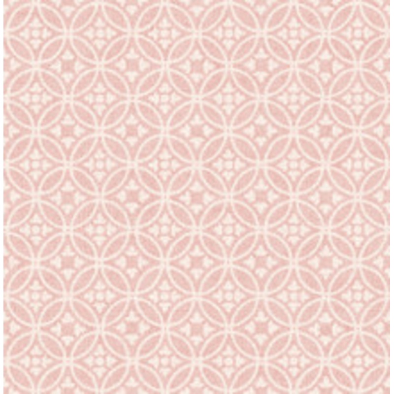 A-Street Prints Larsson Pink Ogee Wallpaper
