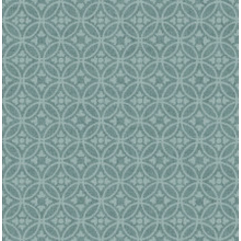 A-Street Prints Larsson Teal Ogee Wallpaper