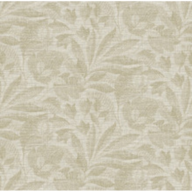 A-Street Prints Lei Neutral Etched Leaves Wallpaper