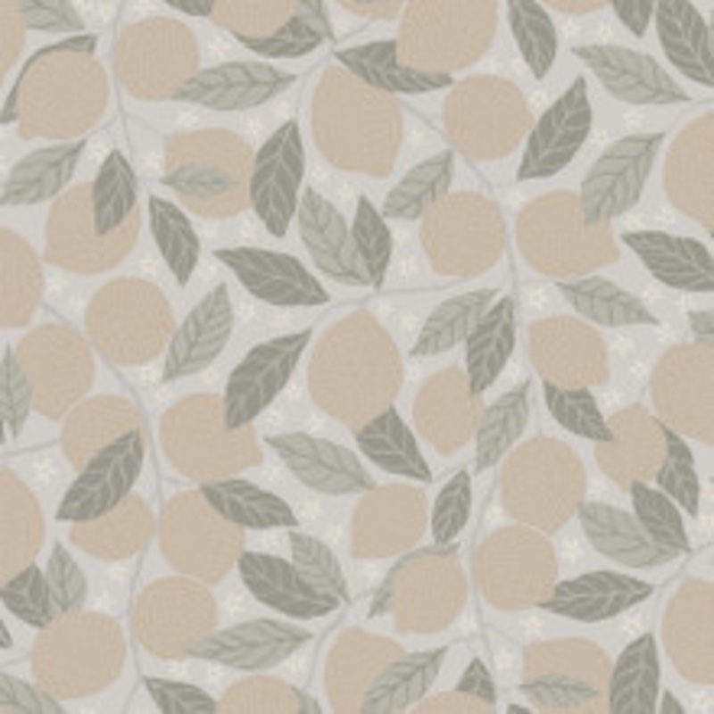 A-Street Prints Lemona Grey Fruit Tree Wallpaper