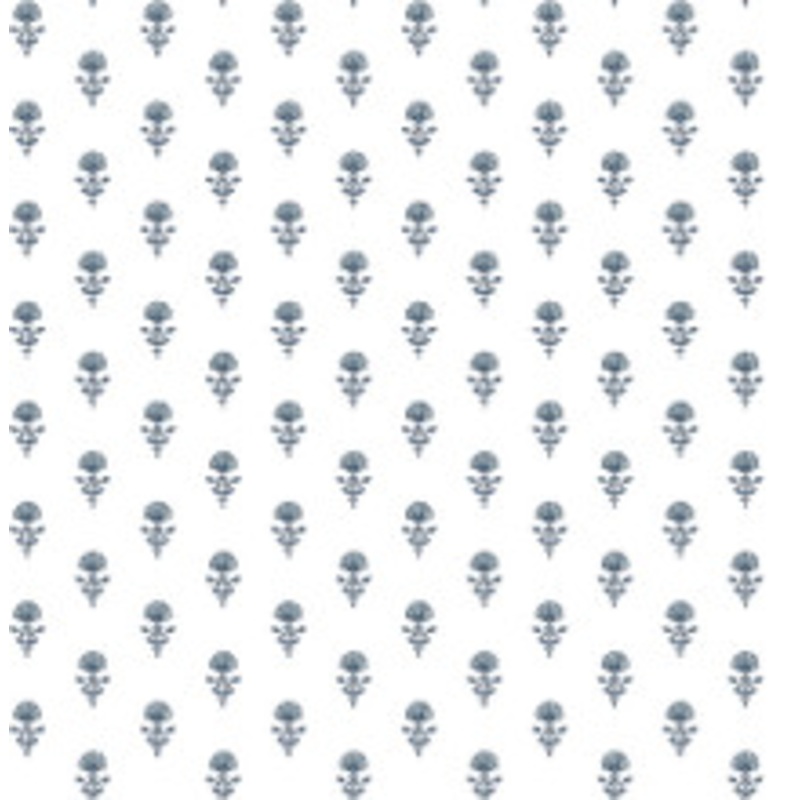 A-Street Prints Libby Blue Heather Mini Floral Wallpaper