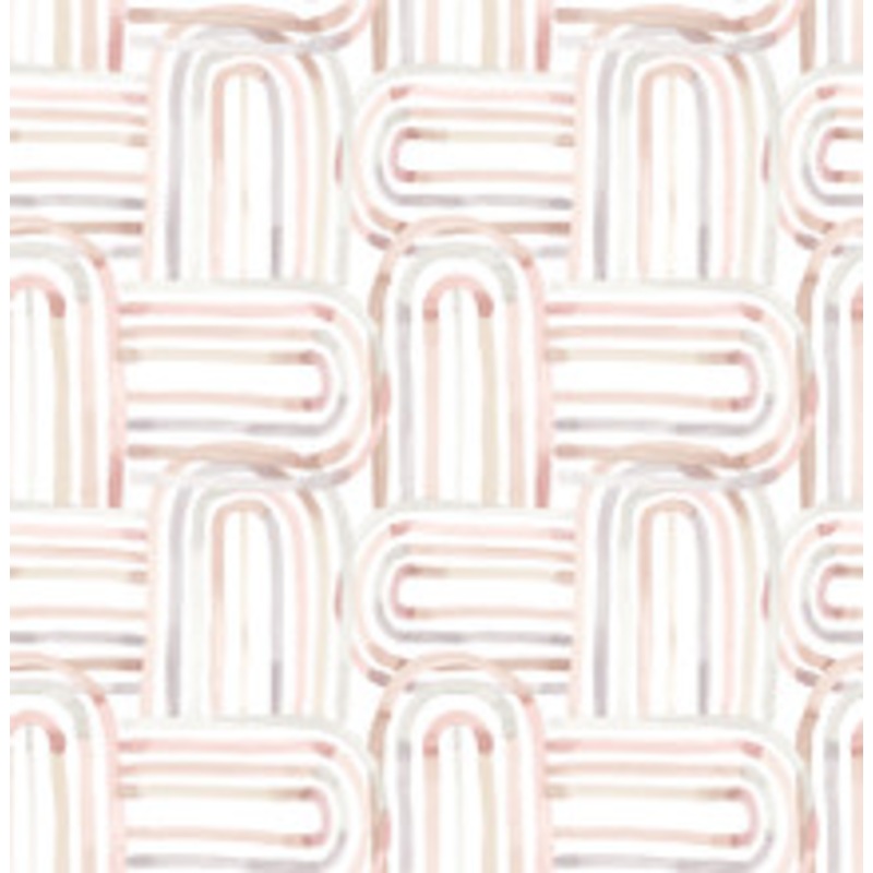 A-Street Prints Lolly Blush Arches Wallpaper