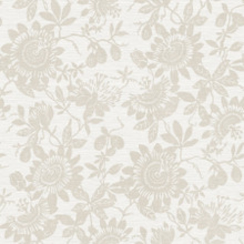A-Street Prints Helen Taupe Floral Trail Wallpaper