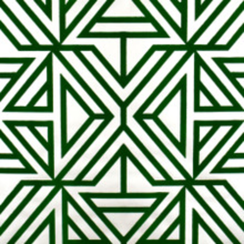 A-Street Prints Helios Green Geometric Wallpaper