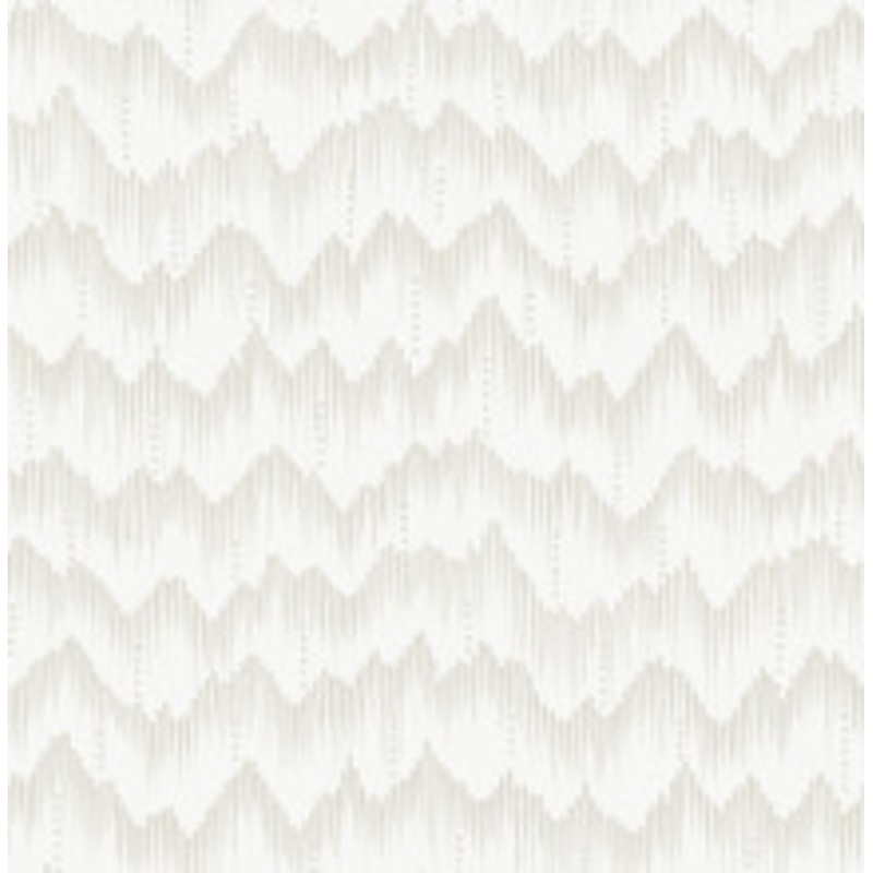 A-Street Prints Holmby Bone Brushstroke Zigzag Wallpaper