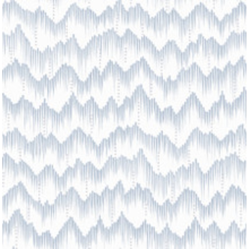 A-Street Prints Holmby Light Blue Brushstroke Zigzag Wallpaper