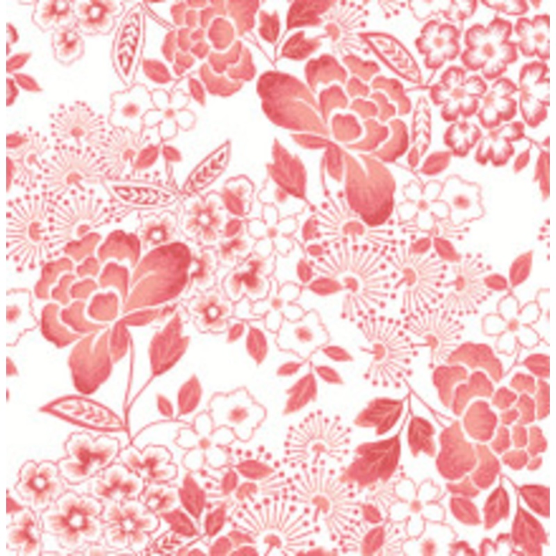 A-Street Prints Irina Coral Floral Blooms Wallpaper