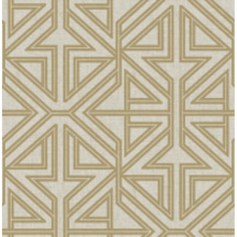 A-Street Prints Kachel Gold Geometric Wallpaper