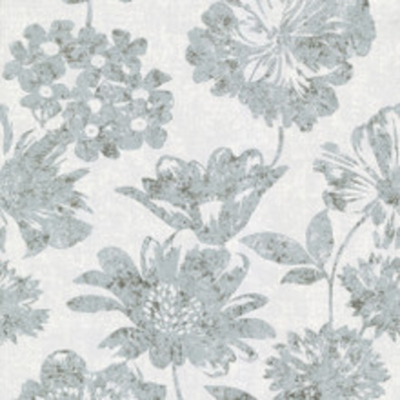 A-Street Prints Kala Light Blue Floral Wallpaper