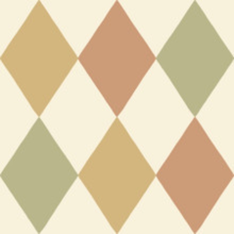 A-Street Prints Kalas Mustard Diamond Wallpaper