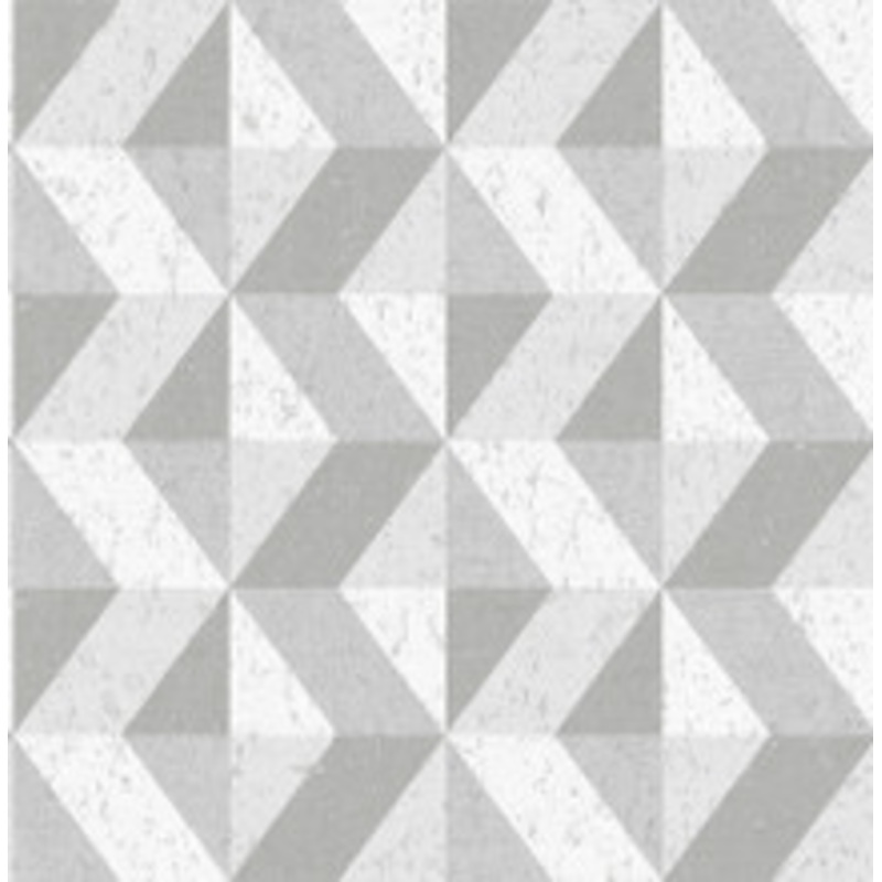A-Street Prints Fabric Cerium Grey Concrete Geometric Wallpaper