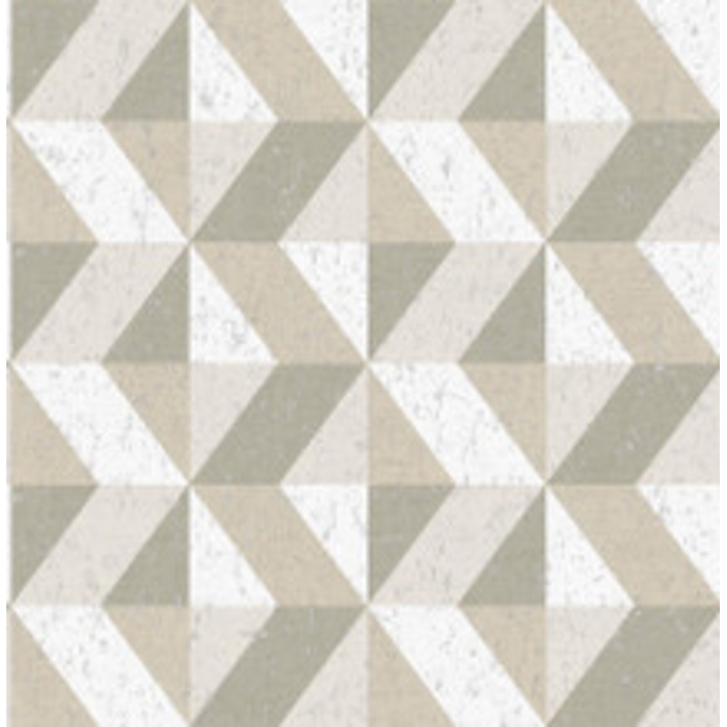 A-Street Prints Fabric Cerium Neutral Concrete Geometric Wallpaper