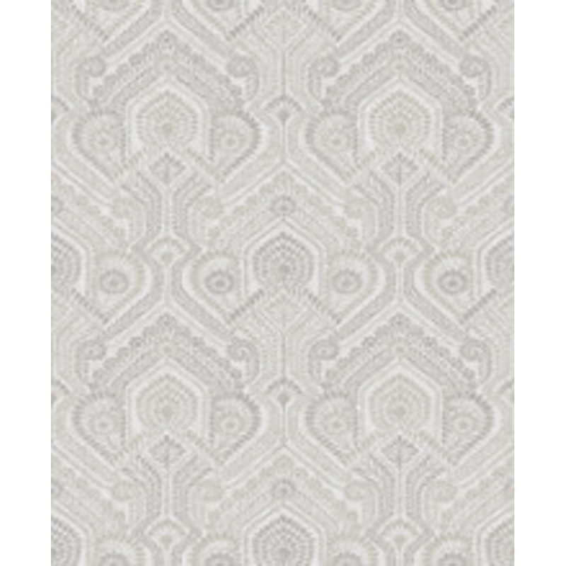 A-Street Prints Fernback Grey Ornate Botanical Wallpaper