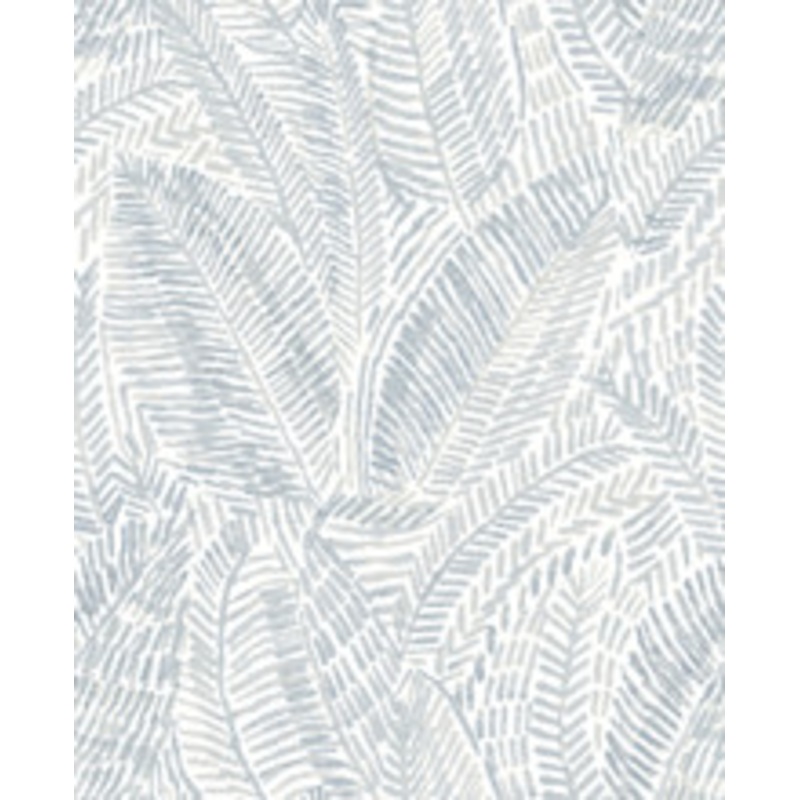 A-Street Prints Fildia Light Blue Botanical Wallpaper