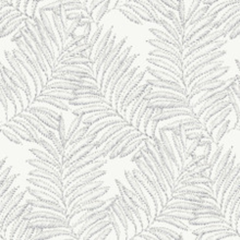 A-Street Prints Finnley Grey Inked Fern Wallpaper