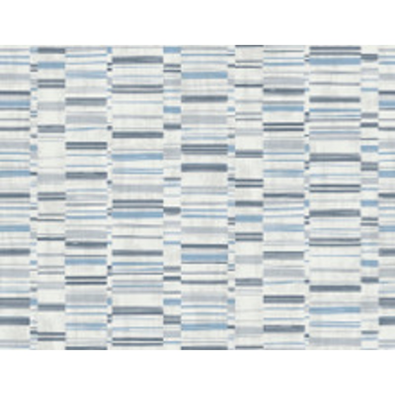 A-Street Prints Fresnaye Blue Linen Stripe Wallpaper