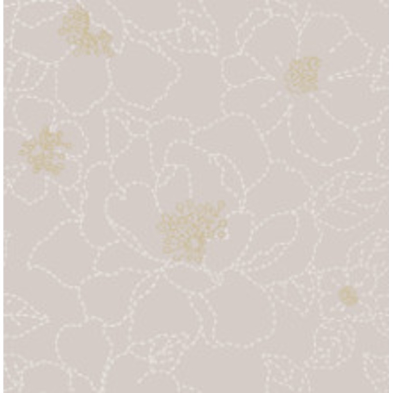 A-Street Prints Gardena Lavender Embroidered Floral Wallpaper