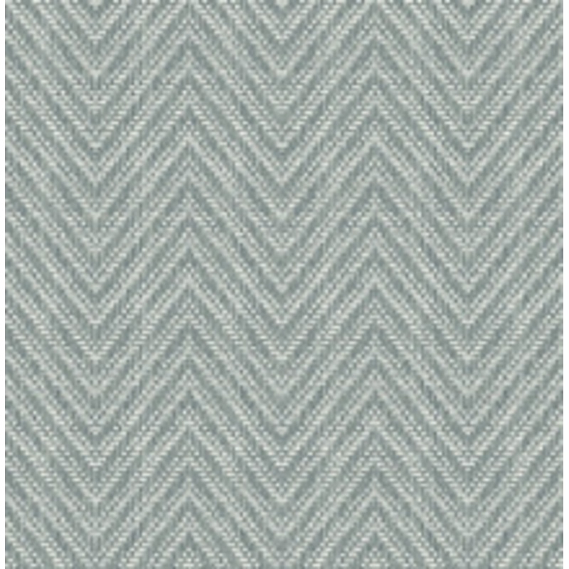 A-Street Prints Glynn Denim Chevron Wallpaper