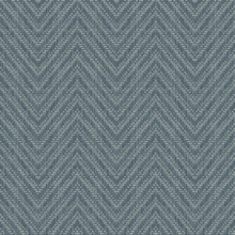 A-Street Prints Glynn Teal Chevron Wallpaper
