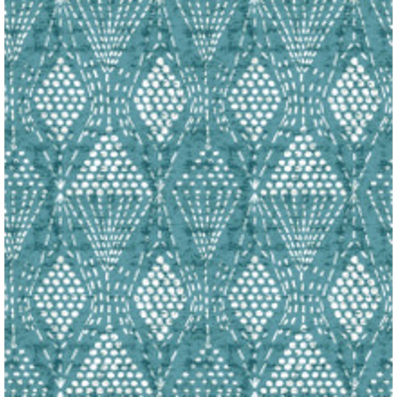 A-Street Prints Grady Teal Dotted Geometric Wallpaper