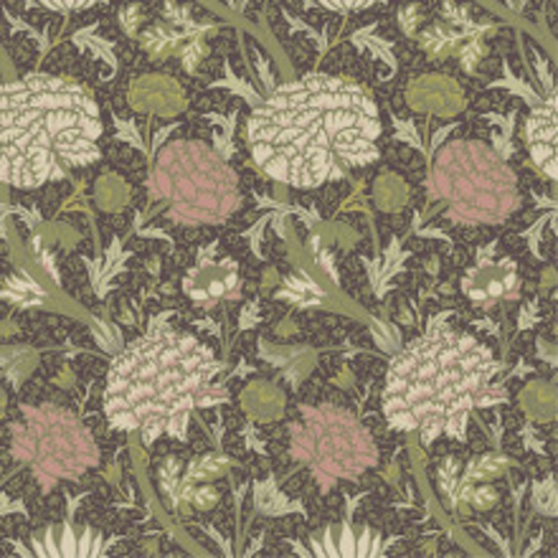 A-Street Prints Cray Plum Floral Trail Wallpaper