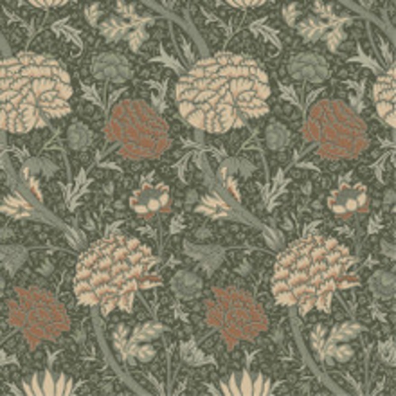 A-Street Prints Cray Sea Green Floral Trail Wallpaper