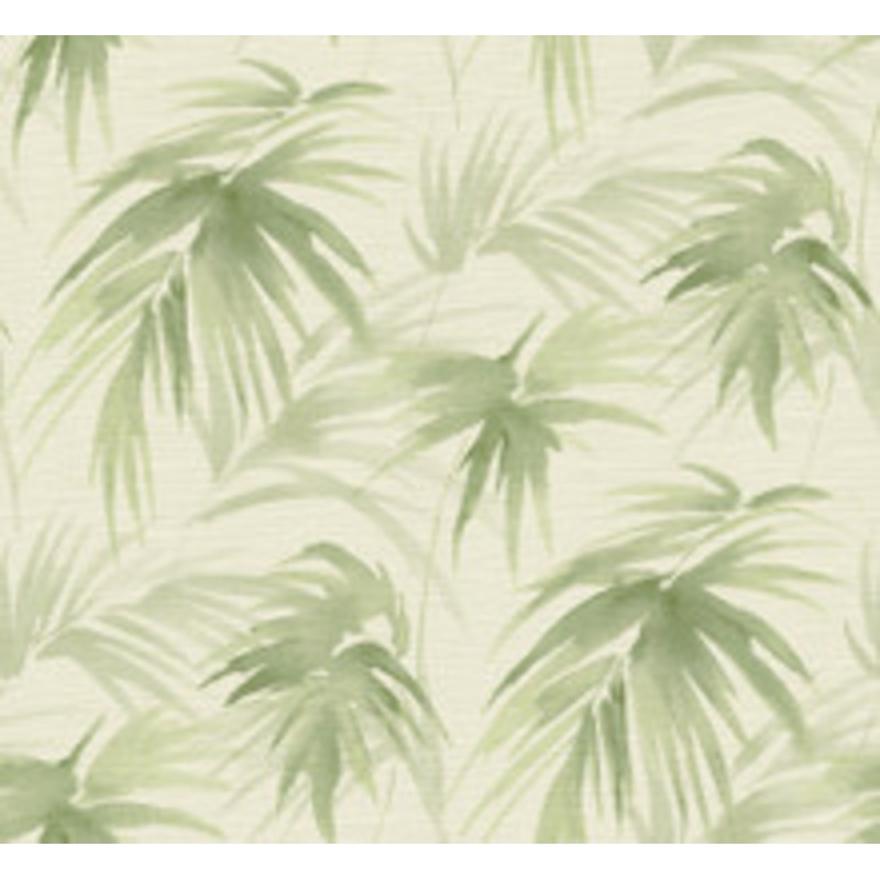 A-Street Prints Darlana Green Grasscloth Wallpaper