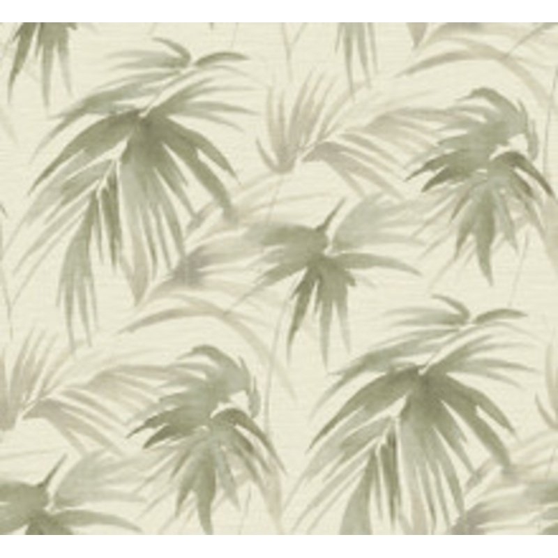 A-Street Prints Darlana Sage Grasscloth Wallpaper