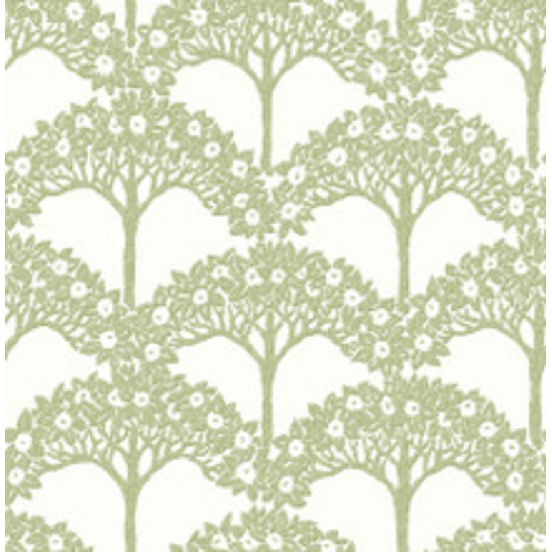 A-Street Prints Dawson Green Magnolia Tree Wallpaper
