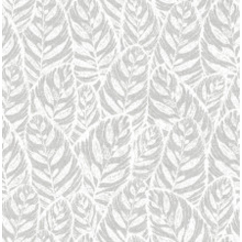 A-Street Prints Del Grey Grey Botanical Wallpaper