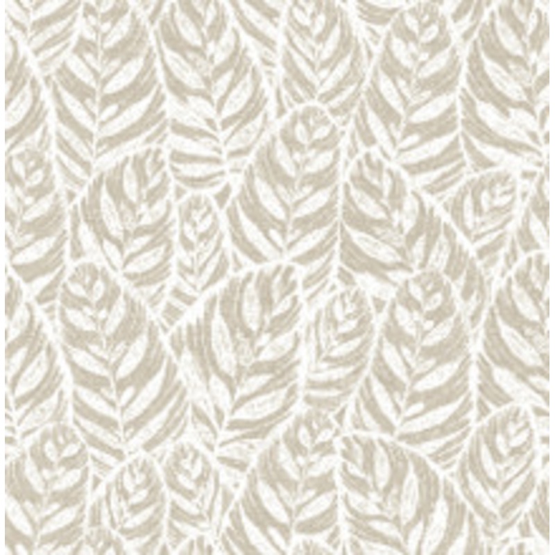 A-Street Prints Del Mar Beige Botanical Wallpaper