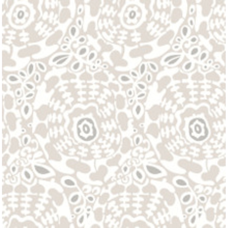 A-Street Prints Divine Grey Abstract Medallion Wallpaper
