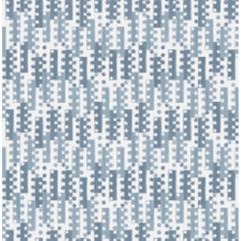 A-Street Prints Erik Blue Building Blocks Wallpaper