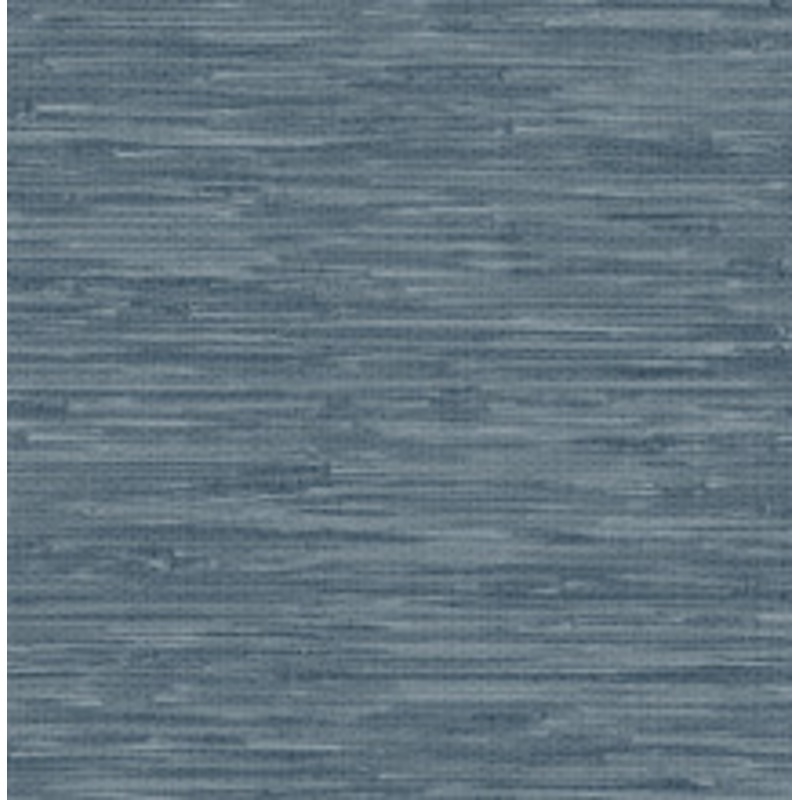 A-Street Prints Exhale Indigo Woven Faux Grasscloth Wallpaper