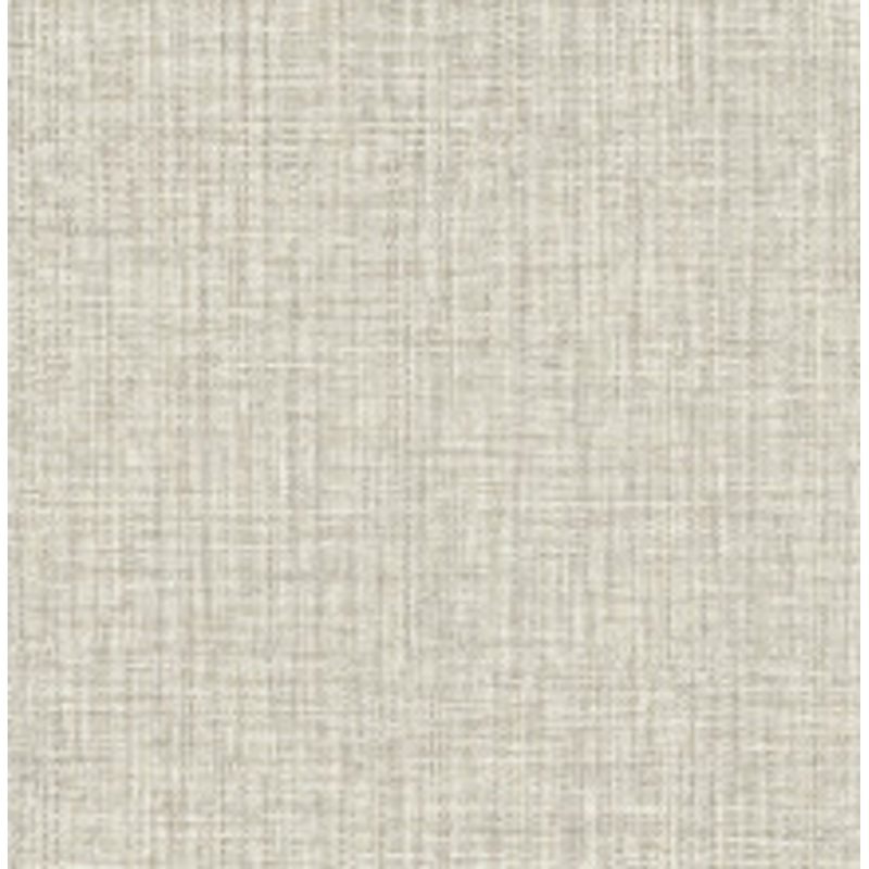 A-Street Prints Fabric Rattan Off White Woven Wallpaper