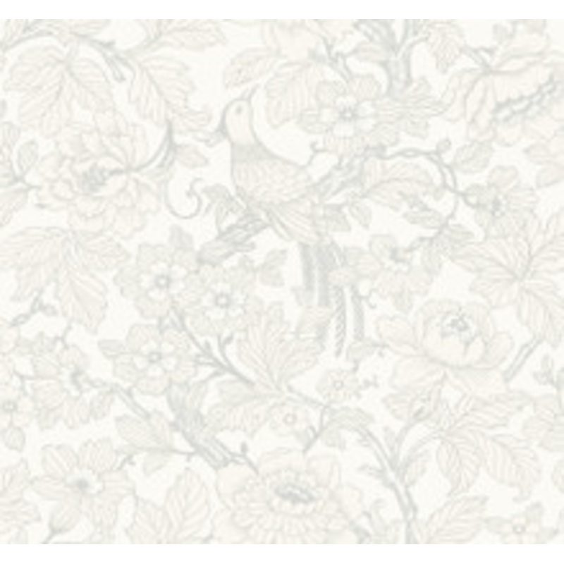 A-Street Prints Beaufort Dove Peony Chinoiserie Wallpaper