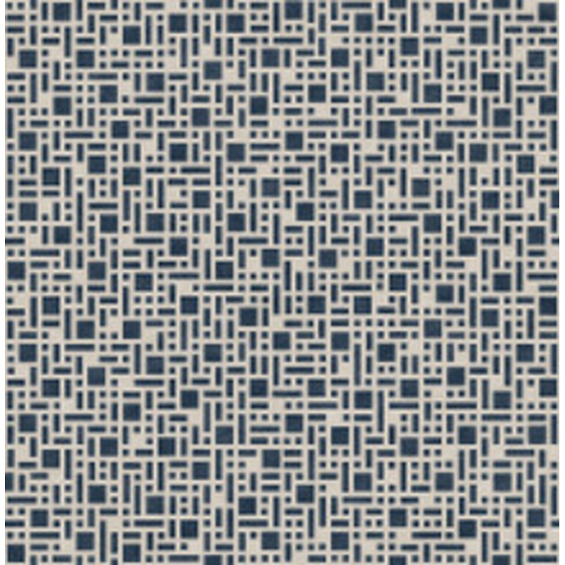 A-Street Prints Bento Indigo Geometric Wallpaper