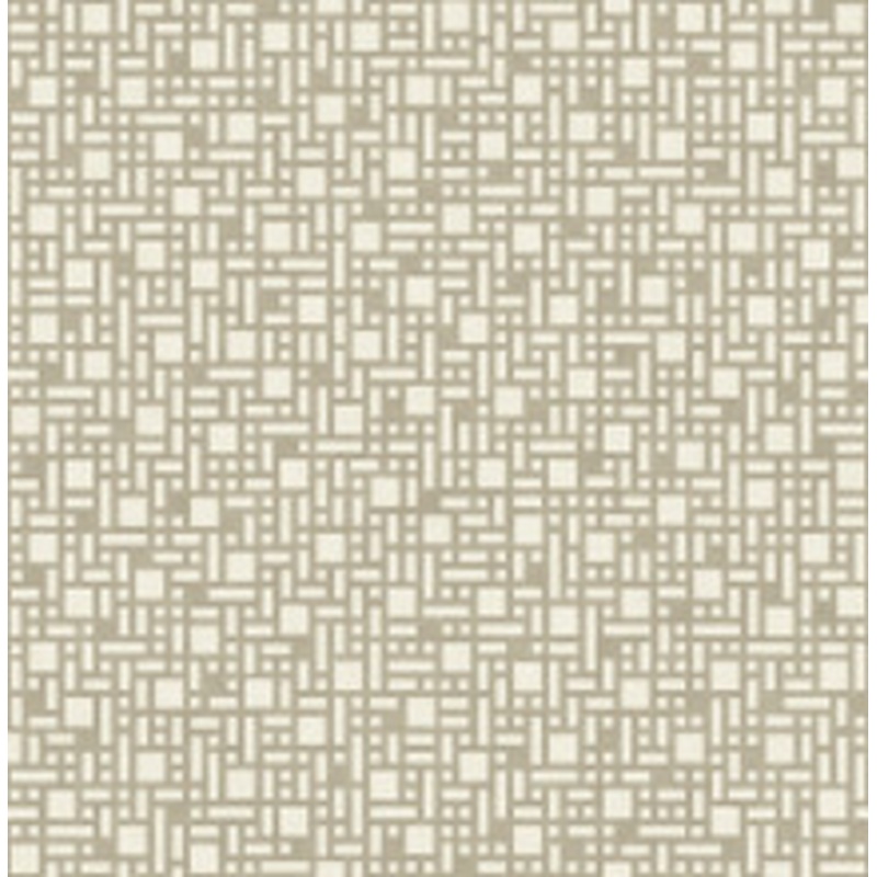 A-Street Prints Bento Taupe Geometric Wallpaper