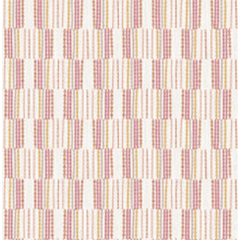 A-Street Prints Burgen Orange Geometric Linen Wallpaper