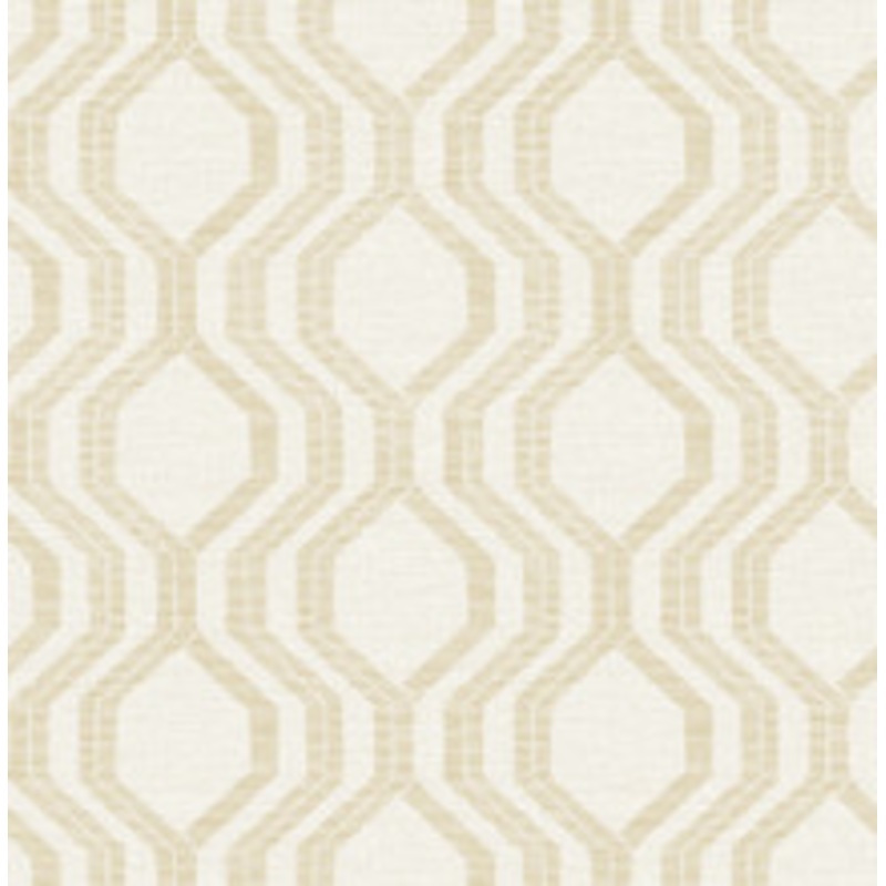 A-Street Prints Burton Gold Modern Ogee Wallpaper