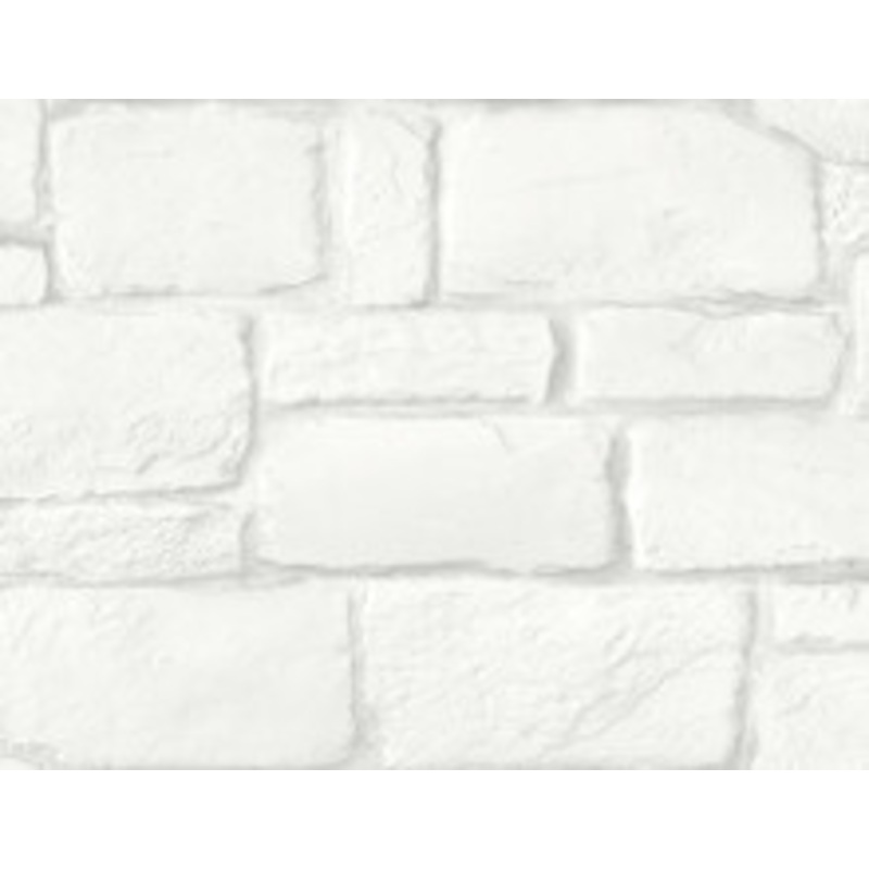 A-Street Prints Casablanca White Stone Wallpaper