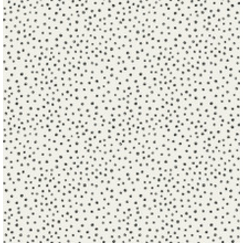 A-Street Prints Cassie Black Petite Polka Wallpaper