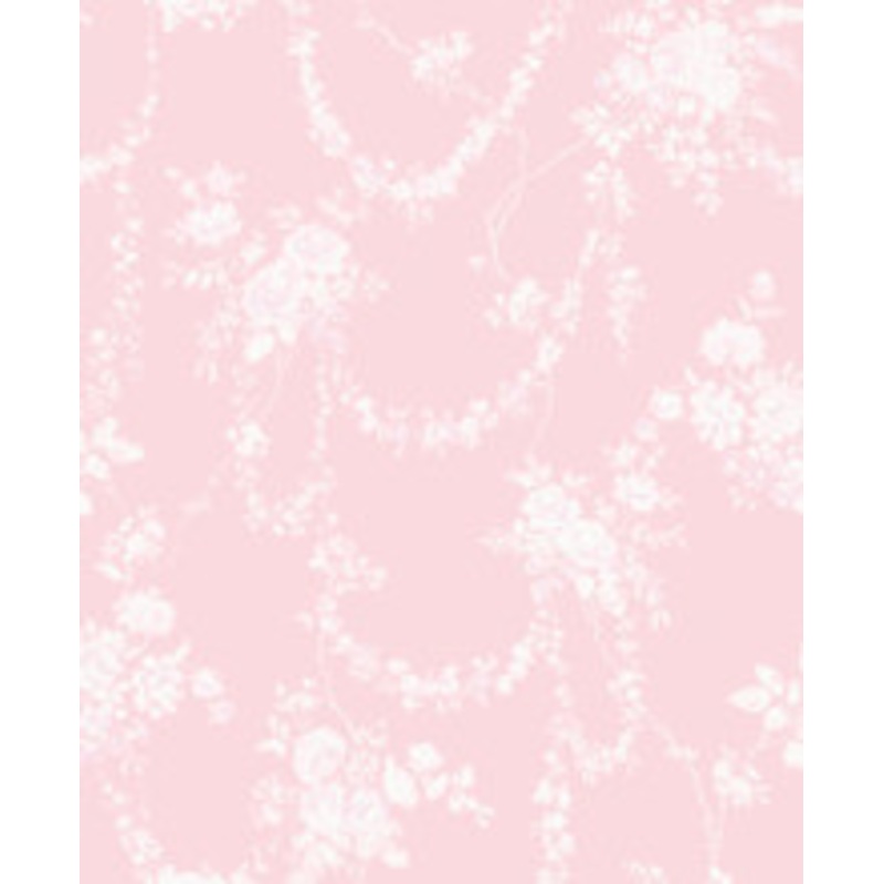A-Street Prints Chandelier Gates Easter Pink Floral Drape Wallpaper