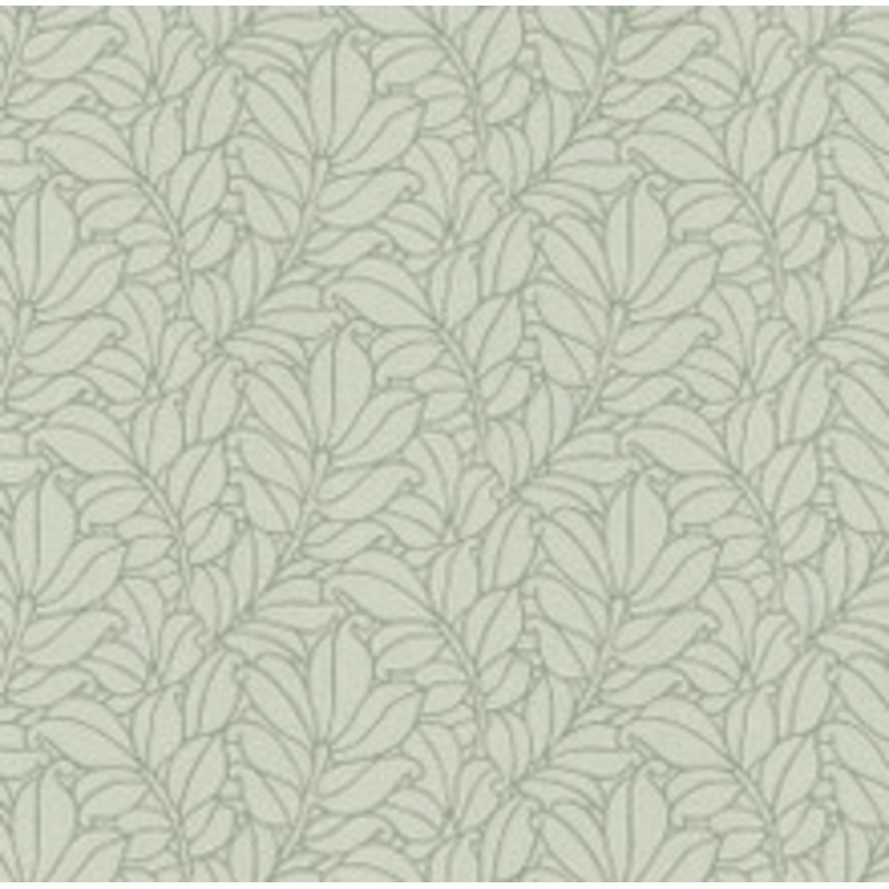 A-Street Prints Coraline Green Leaf Wallpaper