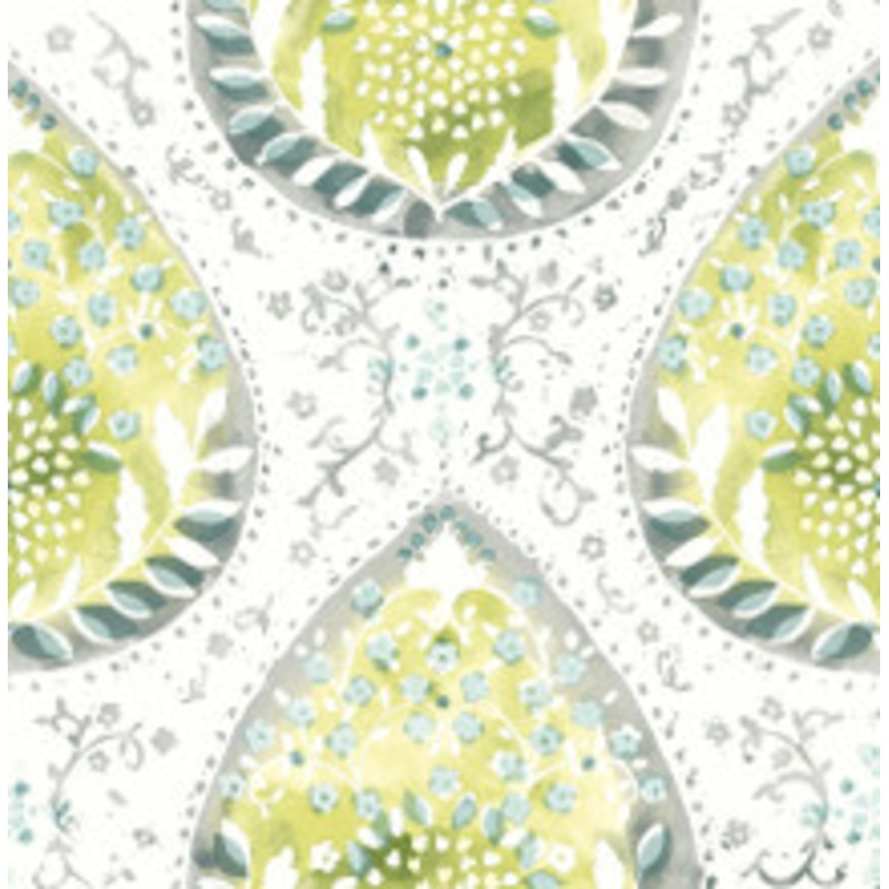 A-Street Prints Alistair Green Medallion Wallpaper